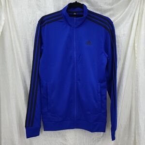 adidas essentials warm up 3 Stripes Track Jacket Men's Size Small